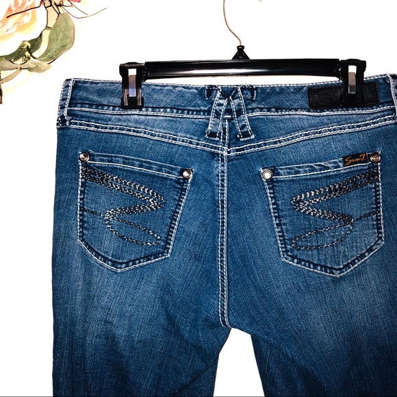 7 For All Mankind Rocker Slim Jeans - Picture 6 of 8